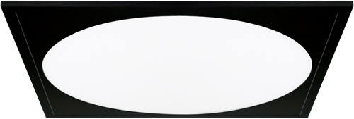 Pragmalux LED Paneel 60x60cm Rondix IP54 28-40W 3CCT 3250-5000lm UGR<19 zwart RAL9005 + Philips Driver (4x14W)-2