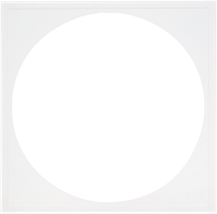 Pragmalux LED Paneel 60x60cm Rondix IP54 20-40W 3000K-3500K-4000K 3CCT 2300-5000lm UGR<19 wit RAL9016 + Driver incl.eurosnoer 2m (4x14W)-1