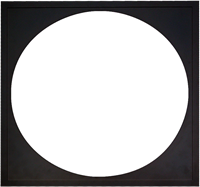 Pragmalux LED Paneel 60x60cm Rondix IP54 28-40W 3CCT 3250-5000lm UGR<19 zwart RAL9005 + Philips Driver incl.eurosnoer 2m (4x14W)-1