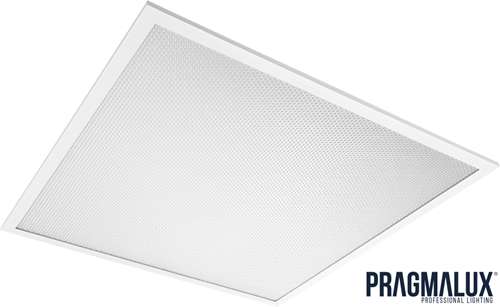 Pragmalux LED Paneel 60x60cm Sigma G2 IP65 CRI>90 26-37W 3000K-4000K 2-CCT 3550-5000lm UGR<19 +Driver (4x14W/4X18W)-1