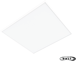 Pragmalux LED Paneel 60x60cm Essence G3 34W 3000K-6000K 3-CCT 4250-4350lm UGR<19 +Philips DALI2 Push-dim driver (4x14W)