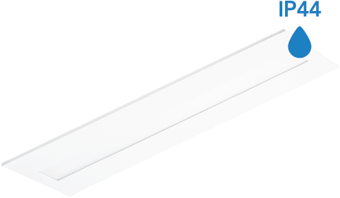 Pragmalux LED Paneel Flexcore IP44 30x120cm 26-39W 3600-5500lm 3000K-3500K-4000K 3CCT CRI >90 UGR<19 wit RAL9003 +Philips driver
