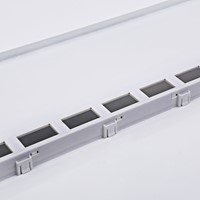Pragmalux LED Inlegarmatuur Modul 60x60cm 26-30W 3500-4200lm 3000K-4000K 2CCT UGR<16 zwart RAL9005 +driver-3