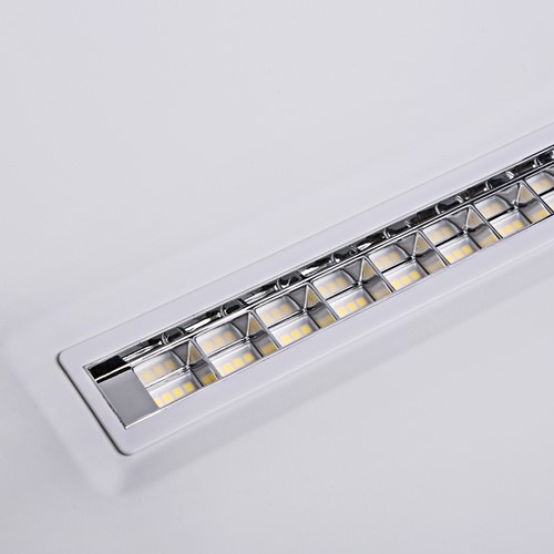 Pragmalux LED Inlegarmatuur Modul 60x60cm 18,5-30W 2500-4200lm 3000K-4000K 2CCT UGR<16 wit RAL9003 +Universele driver (DALI2, 1-10V, push-dim)-1