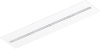 Pragmalux LED Paneel Optic transparant reflector 30x120cm 26-36W 3600-4800lm 3000K-3500K-4000K 3CCT CRI>90 UGR<16 wit RAL9003 + Philips driver