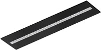 Pragmalux LED Paneel Optic matte reflector 30x120cm 26-36W 3550-4750lm 3000K-3500K-4000K 3CCT CRI>90 UGR<16 zwart RAL9005 + Philips driver