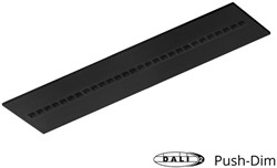 Pragmalux LED Paneel Optic zwarte reflector 30x120cm 36W 4050-4400lm 3000K-3500K-4000K 3CCT CRI>90 UGR<16 zwart RAL9005 + Philips DALI driver
