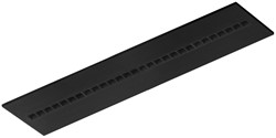 Pragmalux LED Paneel Optic zwarte reflector 30x120cm 26-36W 3200-4400lm 3000K-3500K-4000K 3CCT CRI>90 UGR<16 zwart RAL9005 + Philips driver