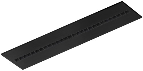Pragmalux LED Paneel Optic zwarte reflector 30x120cm 26-36W 3200-4400lm 3000K-3500K-4000K 3CCT CRI>90 UGR<16 zwart RAL9005 + Philips driver