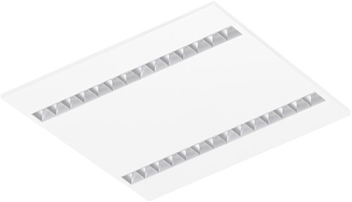 Pragmalux LED Paneel Optic matte reflector 60x60cm 26-36W 3550-4750lm 3000K-3500K-4000K 3CCT CRI>90 UGR<16 wit RAL9003 + Philips driver