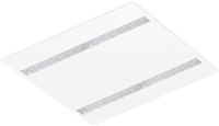 Pragmalux LED Paneel Optic transparant reflector 60x60cm 26-36W 3600-4800lm 3000K-3500K-4000K 3CCT CRI>90 UGR<16 wit RAL9003 + Philips driver