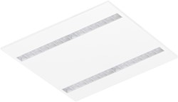 Pragmalux LED Paneel Optic transparant reflector 60x60cm 26-36W 3600-4800lm 3000K-3500K-4000K 3CCT CRI>90 UGR<16 wit RAL9003 + Philips driver
