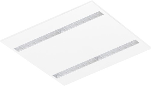 Pragmalux LED Paneel Optic transparant reflector 60x60cm 26-36W 3600-4800lm 3000K-3500K-4000K 3CCT CRI>90 UGR<16 wit RAL9003 + Philips driver