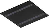 Pragmalux LED Paneel Optic transparant reflector 60x60cm 26-36W 3600-4800lm 3000K-3500K-4000K 3CCT CRI>90 UGR<16 zwart RAL9005 + Philips driver