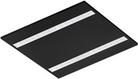 Pragmalux LED Paneel Optic witte reflector 60x60cm 26-36W 3550-4750lm 3000K-3500K-4000K 3CCT CRI>90 UGR<16 zwart RAL9005 + Philips driver