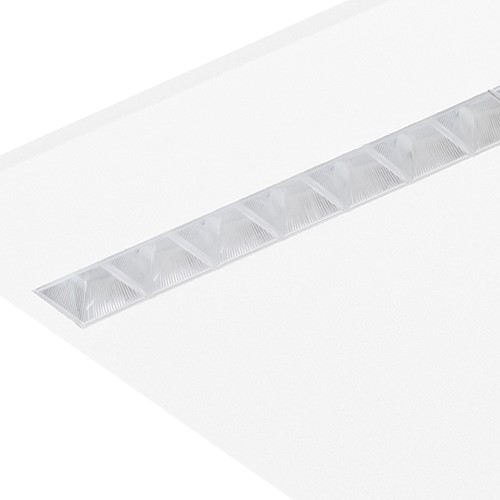 Pragmalux LED Paneel Optic transparant reflector 30x120cm 26-36W 3600-4800lm 3000K-3500K-4000K 3CCT CRI>90 UGR<16 wit RAL9003 + Philips driver-1