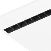 Pragmalux LED Paneel Optic zwarte reflector 30x120cm 26-36W 3200-4400lm 3000K-3500K-4000K 3CCT CRI>90 UGR<16 zwart RAL9005 + Philips driver-1