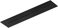Pragmalux LED Bandrasterarmatuur Optic zwarte reflector 30x150cm 36W 4050-4400lm 3000K-3500K-4000K 3CCT CRI>90 UGR<16 zwart RAL9005 + Philips DALI driver + plenum-1