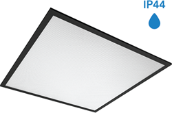Pragmalux LED Paneel 60x60cm Sigma G2 Zwart IP44 18-26W 3000K-4000K 2-CCT 2400-3650lm UGR<19 +Philips Driver (4x14W)