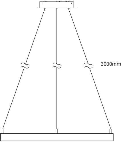 Pragmalux LED Pendelarmatuur Circo Ø1200mm Prisma direct/indirect 56-112W 5300-11200lm 3CCT 3000-3500-4000K  CRI90 UGR<19 Zwart - DALI+ pendelset 3m-7