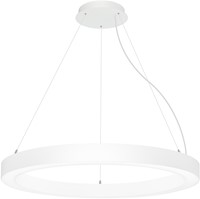 Pragmalux LED Pendelarmatuur Circo Ø1200mm Prisma direct/indirect 56-112W 5300-11200lm 3CCT 3000-3500-4000K  CRI90 UGR<19 Wit - DALI+ pendelset 3m-1
