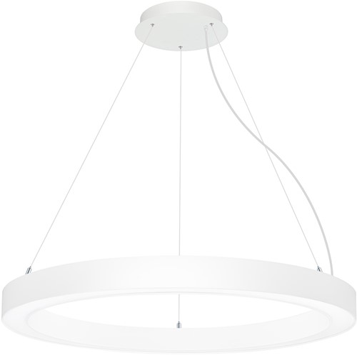 Pragmalux LED Pendelarmatuur Circo Ø1200mm Prisma direct/indirect 56-112W 5300-11200lm 3CCT 3000-3500-4000K  CRI90 UGR<19 Wit - DALI+ pendelset 3m-1