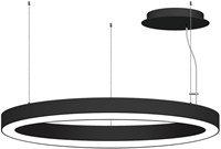 Pragmalux LED Pendelarmatuur Circo Ø900mm Prisma direct/indirect 56-84W 5300-8400lm 3CCT 3000-3500-4000K  CRI90 UGR<19 Zwart - DALI+ pendelset 3m-2