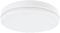 Pragmalux LED Plafonnière / Wandarmatuur Dura-M Wit Ø340 IP64 IK10 max.18W 2200-2300lm 3000K-3500K-4000K 3-CCT + Casambi PIR sensor + noodmodule 1uur autotest-2