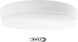 Pragmalux LED Plafonniere / Wandarmatuur Dura-M Wit 340 IP64 IK10 8-18W 950-2300lm 3000K-3500K-4000K 3-CCT + dali