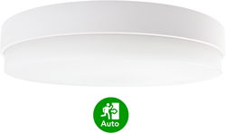 Pragmalux LED Plafonniere / Wandarmatuur Dura-M Wit 340 IP64 IK10 8-18W 750-2075lm 2200K-2700K 2-CCT + noodmodule 1uur autotest