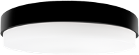 Pragmalux LED Plafonnière / Wandarmatuur Dura-S Zwart Ø270 IP64 IK10 4,5-8W 450-850lm 3000K-3500K-4000K 3-CCT Fase dimbaar-1