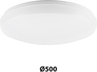 Pragmalux LED Plafonnière / Wandarmatuur Polo G3 IP64 26-37W 3000K-6000K 3-CCT 2500-3800lm Ø500 (1x42W)
