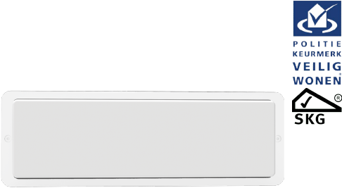 Pragmalux LED Portiek Port-M Frame Wit RAL9003