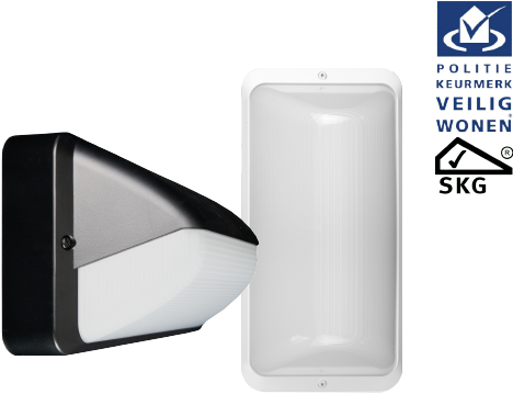 Pragmalux LED Portiek Port-S PKVW IP66 IK10 2,75-5W 275-600lm 2700K-4000K 3-CCT Excl. Frame