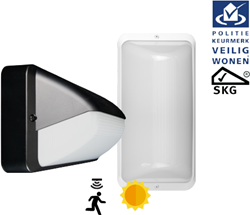 Pragmalux LED Portiek Port-S PKVW IP66 IK10 2,75-5W 275-600lm 2700K-4000K 3-CCT + daglichtsensor
