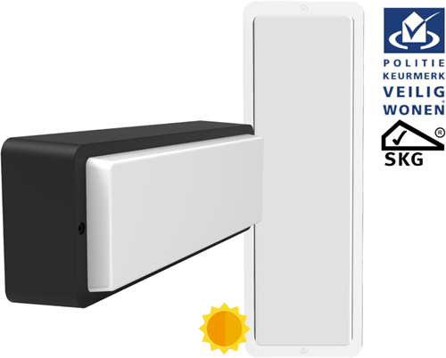 Pragmalux LED Portiek Port-M PKVW IP66 IK10 2,75-5W 295-570lm 2700K-4000K 3-CCT + daglichtsensor