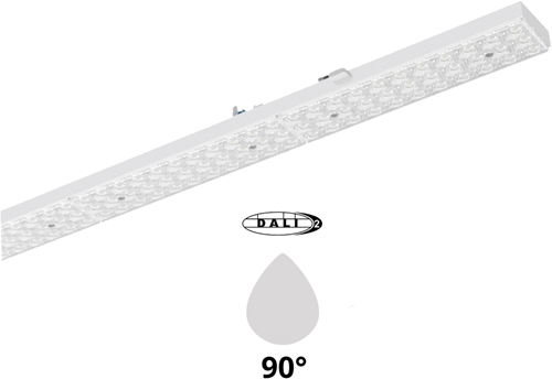 Pragmalux PRX-Line LED module HO 1528mm 75W 12000lm 3000K 90D DALI