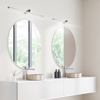 Pragmalux LED Spiegelarmatuur Spigo IP44 IK10 900mm 5-8,5W 450-815lm 2700K-3000K-4000K 3-CCT licht champagne goud RAL1015 fase dimbaar-5