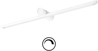 Pragmalux LED Spiegelarmatuur Spigo IP44 IK10 900mm 5-8,5W 480-870lm 2700K-3000K-4000K 3-CCT wit RAL9003 fase dimbaar