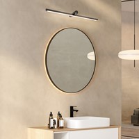 Pragmalux LED Spiegelarmatuur Spigo IP44 IK10 900mm 5-8,5W 410-750lm 2700K-3000K-4000K 3-CCT zwart RAL9011 fase dimbaar-5