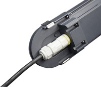 Pragmalux LED TL Waterdicht Armatuur Cyclone HT IP66 150cm 42W 4000K 7000lm Alu+PC 3x2,5mm Doorvoerbedrading (2x58W)-3
