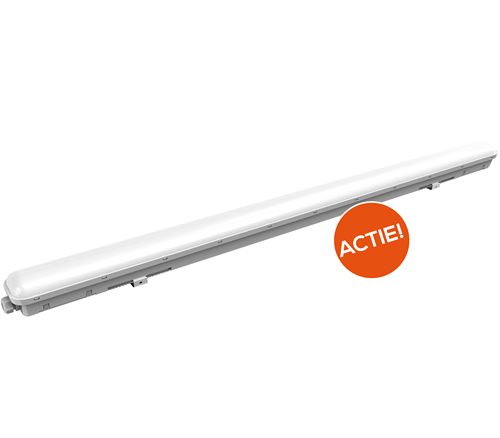 Pragmalux LED TL Waterdicht Armatuur Essence Classic IP65 150cm 47W 4000K 6000lm 3x1,5mm Doorvoerbedrading (2x58W)