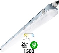Pragmalux LED TL Waterdicht Armatuur Hermes IP66 150cm 53W 3000K-6000K 3-CCT 7700lm (2x58W) 2-step dim (100-10%) slave = geen sensor & noodmodule 1uur zelftest