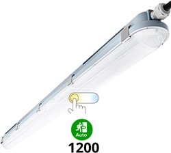 Pragmalux LED TL Waterdicht Armatuur Hermes IP66 120cm 20-35W 3000K-6000K 3-CCT 2700-5000lm 5x2,5mm Doorvoerbedrading (2x36W) + Noodmodule 1uur zelftest
