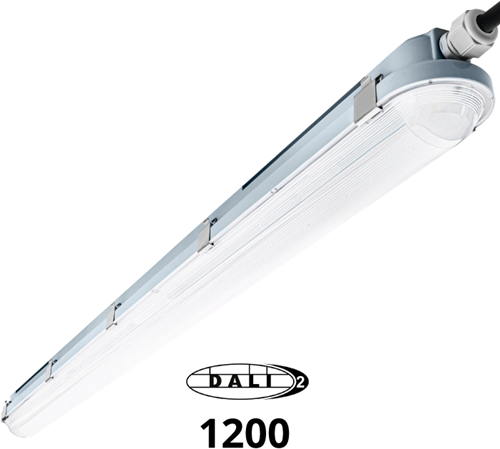 Pragmalux LED TL Waterdicht Armatuur Hermes IP66 120cm 35W 4000K 5100lm (2x36W) DALI
