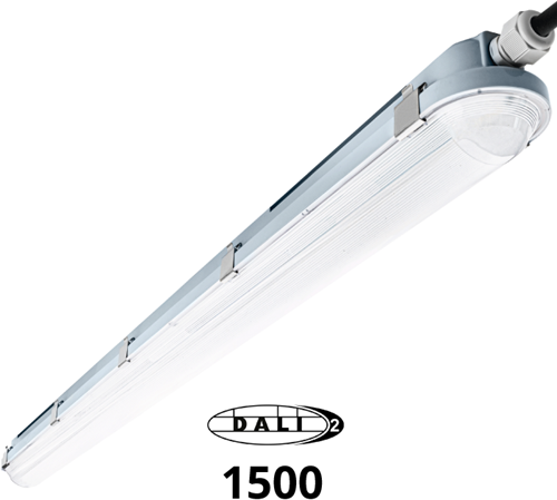 Pragmalux LED TL Waterdicht Armatuur Hermes IP66 150cm 42W 4000K 6100lm (2x58W) DALI-6