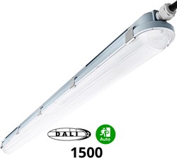 Pragmalux LED TL Waterdicht Armatuur Hermes IP66 150cm 53W 3000K-6000K 3-CCT 7700lm 5x2,5mm Doorvoerbedrading (2x58W) DALI + noodmodule 1uur zelftest