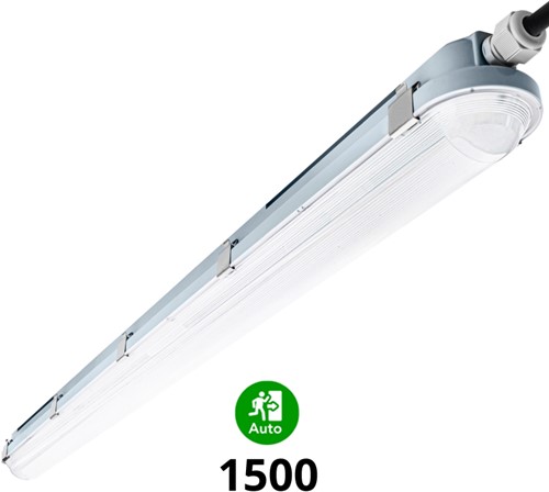 Pragmalux LED TL Waterdicht Armatuur Hermes IP66 150cm 42W 4000K 6100lm (2x58W) +Noodmodule 1uur zelftest-6