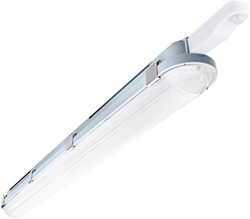 Pragmalux LED TL Waterdicht Armatuur Hermes IP66 60cm 10-18W 3000K-6000K 3-CCT 1250-2300lm 5x2,5mm Doorvoerbedrading (2x18W) + Bewegingsensor PIR