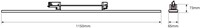 Pragmalux LED 3-Fase Railarmatuur Arda 115x6,5cm Linear Lens 48W 3000K 4657-6575lm 60 wit incl. driver Dip Switch-3